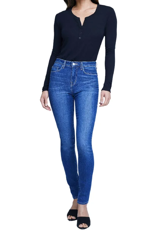 Marguerite High Rise Skinny Jeans In Colton