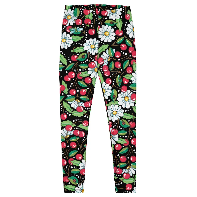 Cherry Daisy Leggings