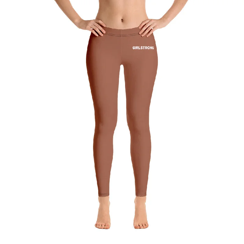 ELEVATED ESSENTIALS, SLIM AND SCULPT LEGGING RUST