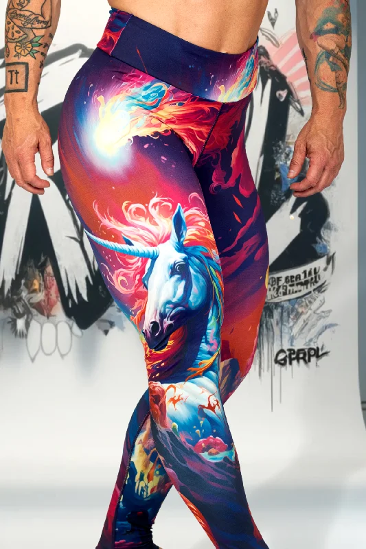 Warrior Unicorn Next Level Leggings