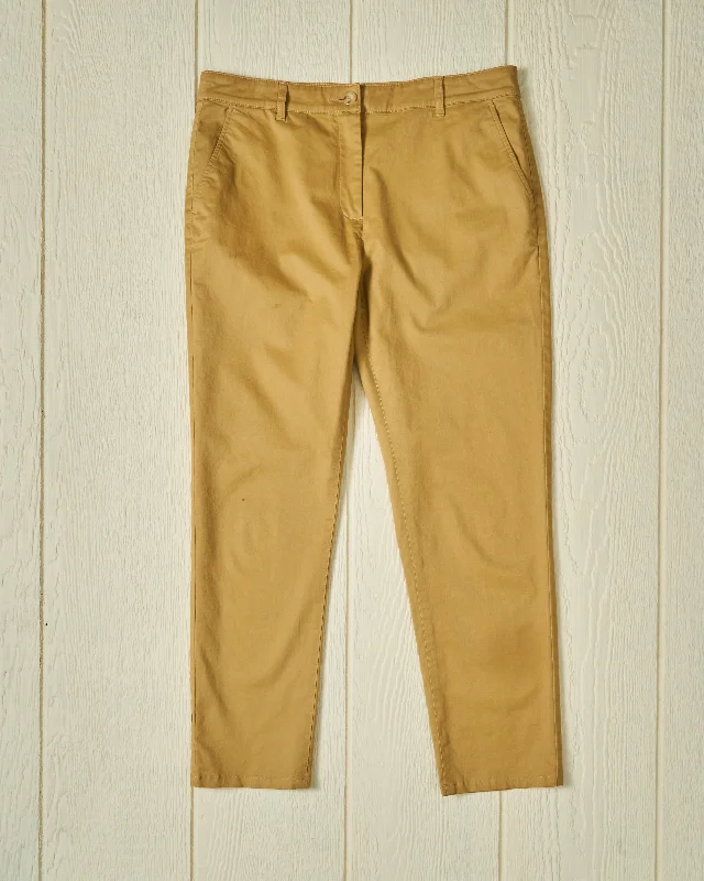 Women’s Narrow Leg Chino in Khaki