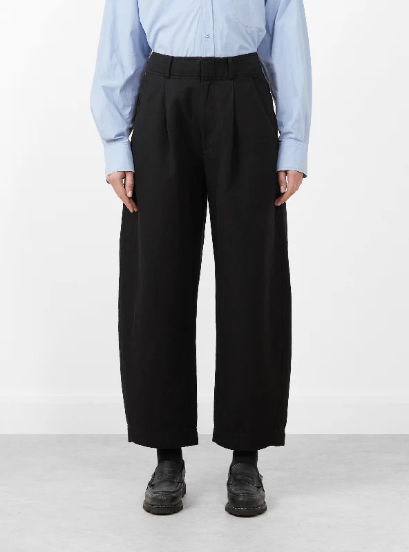 Bari Crop Trouser Black