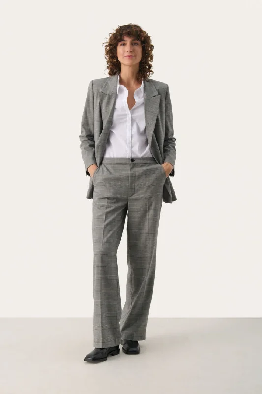 Part two Linora Pant in Grey Check