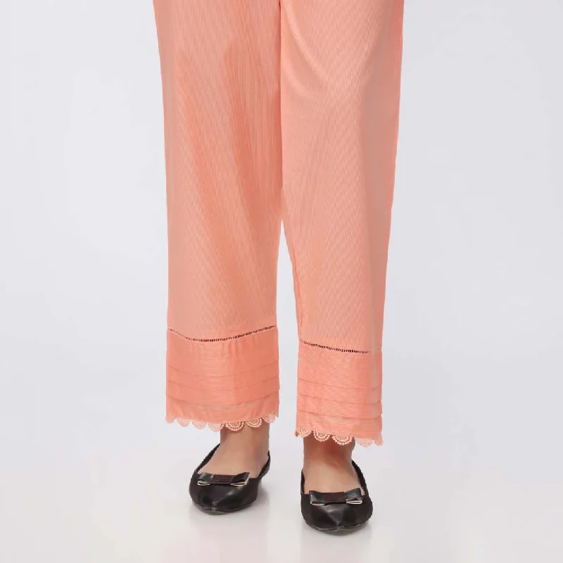 Peach Stripe Broshia Straight Fit Trouser PW3623