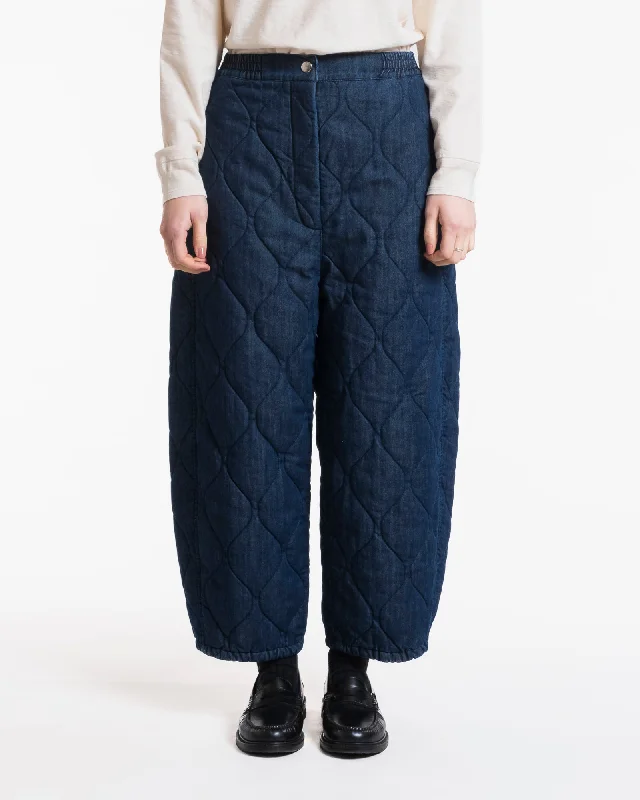 G.o.D Karate Pants Quilted Denim Indigo